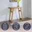  Table console en bois massif Furniture Lawas-708705101-708705102