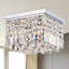 Plafonnier encastré 4 lumières 11,8 po Homburg-22482931