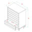 Commode 4 tiroirs Alsey-544403488