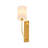 1-Light Metal Wallchiere with Linen Shade