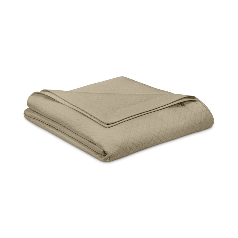 Diamante 100% Cotton Coverlet, Candlelight, Queen Coverlet / Bedspread