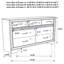 Commode 9 tiroirs Annie noire-1049599143