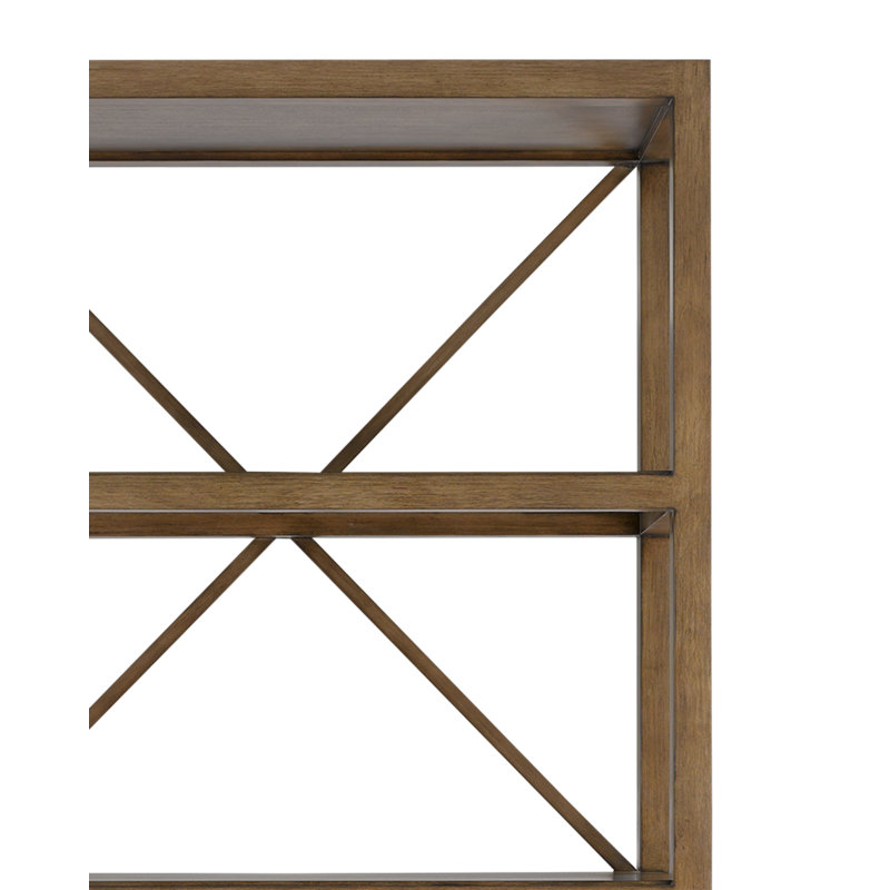 Verona Solid Wood Etagere Bookcase