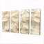 Feuilles ivoire feuillage Collae II - feuilles, art mural - ensemble d'art mural traditionnel-942861057-942861061