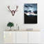Mountain Below The Clouds - Wrapped Canvas Painting-55360018