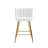 Latefa Upholstered Counter Stool with Iron Frame-284612858