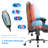 Nola Ergonomic Heated Massage Executive Chair-1238480123