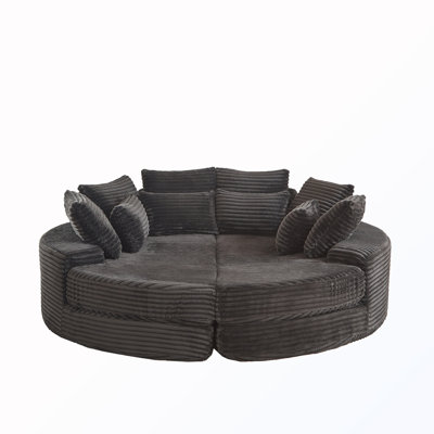 2-In-1 Round Oversized Recliner
