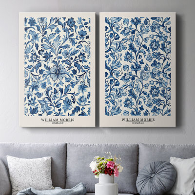 WM MORRIS Series CDLXXXVI-Premium Gallery Wrapped Canvas -Ready to Hang