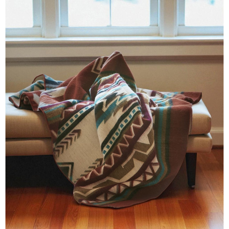  Ultra Soft Southwestern Arrow Fleece Blanket
