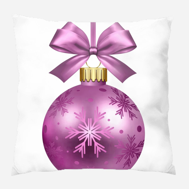 Canvas Outdoor Reversible Throw Pillow, Purple