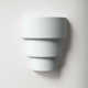 Logan 2 Light Ceramic Dimmable Flush Mounted Sconce