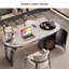 Ensemble de bureau et de chaises 70,87 po Minimalist-375466900