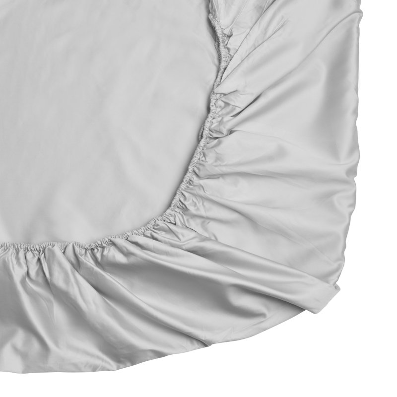 500 Thread Count 100% Cotton Sheet Set, Storm Cloud, Twin