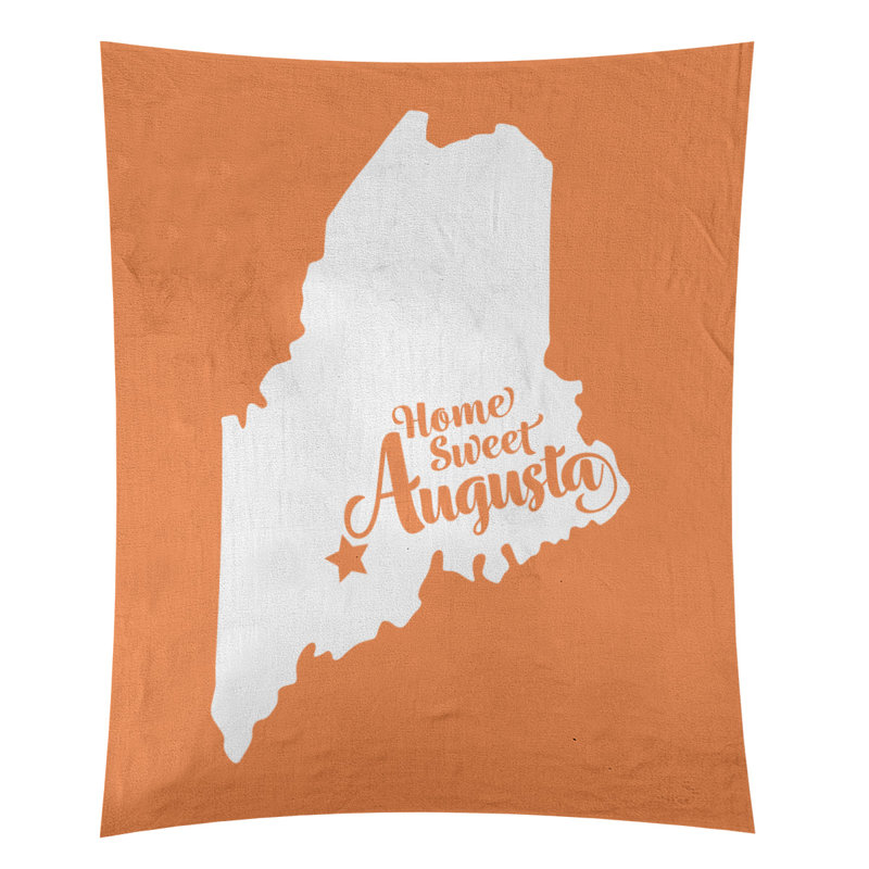 Tapisserie Augusta, Maine, H 27,5 po x l 37,5 po, Orange