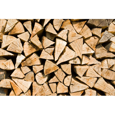 «Stack of Firewood» par Elxeneize - photographie sur toile tendue