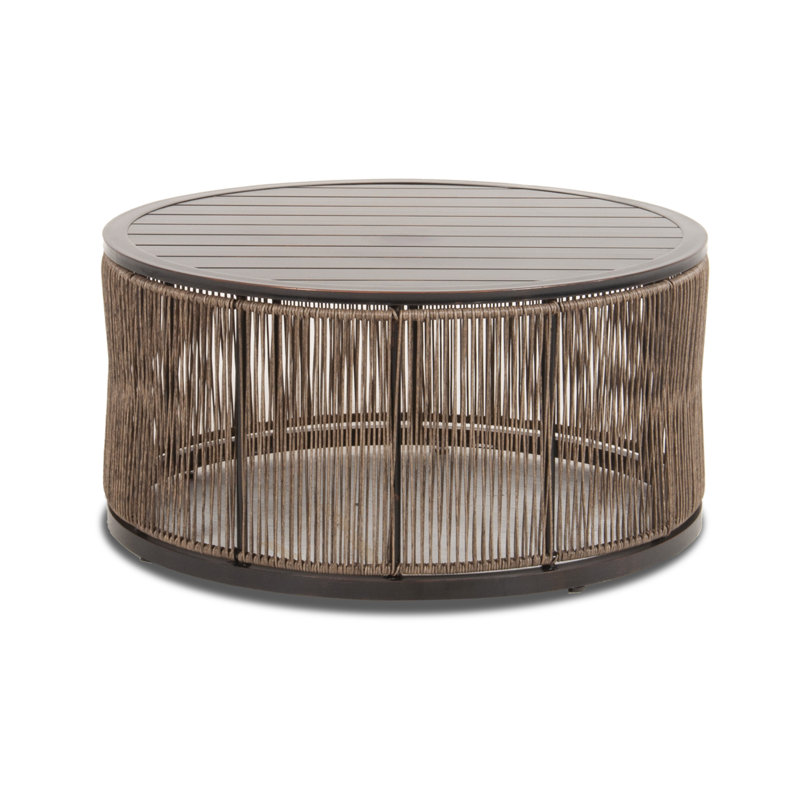 Augusta - Powder Coated Aluminum Outdoor Coffee w/ Hand Painted Finish