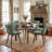 Modern Faux Leather Dining Chairs Upholstered Side Chairs for Kitchen & Living Room-1683532259