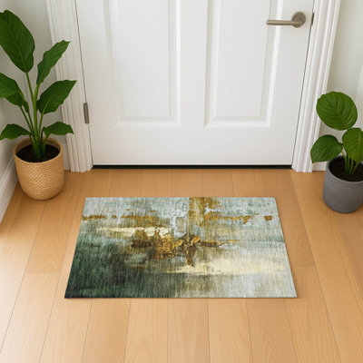 Premium Machine Washable Mayfield AMF2157 abstract Rug