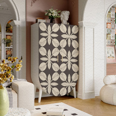 Retro Louvered Wardrobe