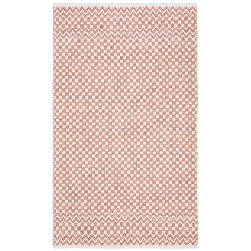 Alpizar Flat Weave Cotton Geometric Rug, Rectangle 3' x 5'