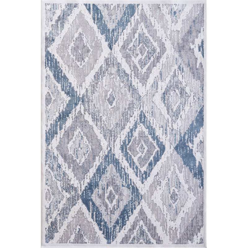 Tapis gris / crème Altura, Rectangle 5 pi 3 po x 7 pi 7 po