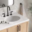 Meuble-lavabo ovale double 60 po avec comptoir en quartz de Carrare Ariel Kellie-105988611