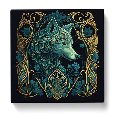 Wolf Nouveau - No Frame Print