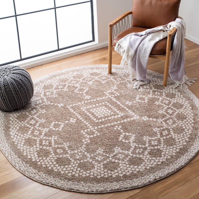 Kinslee Performance Southwestern Rug, Round 6'7"