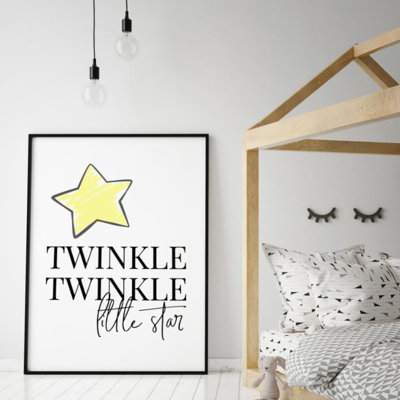 Twinkle Twinkle Little Star - Print on Canvas
