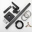 Pallesen Floor Waterfall Faucet Bath Filler with Diverter