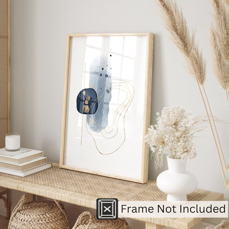 «Abstract Abstract Minimalist III», reproduction d'art moderne sans cadre, H 14 po x l 11 po