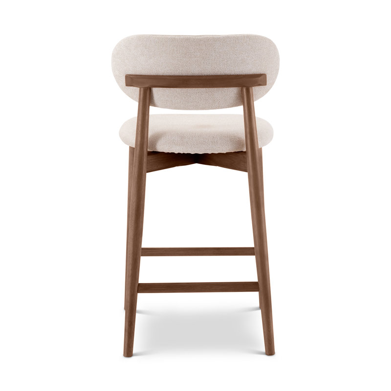 Lucia Bar/Counter Stool - Harvest Jute Seat - Ebano Frame, Counter Stool (26" Seat Height), Brown