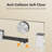 56"-60" W x 76" H Frameless Single Sliding Soft-Close Shower Doors with Buffer, 3/8" Thick SGCC Tempered Glass Door-122500679