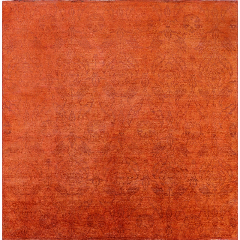 Naim Damask Indoor Rug, Square 4'