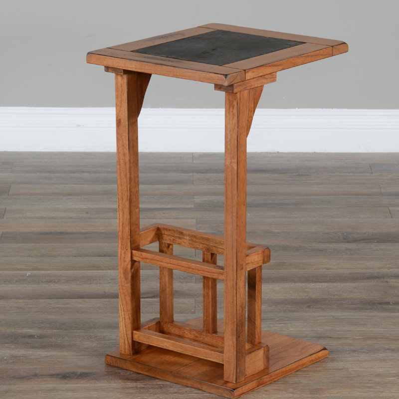 Felicia  End Table, Rustic Oak