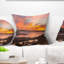 Coussin lombaire en mer coucher coucher de soleil coucher de soleil-642853738