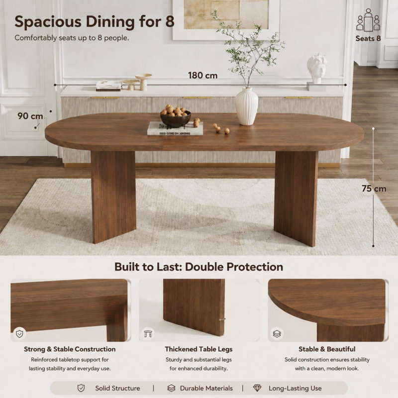 Dining Table, Walnut