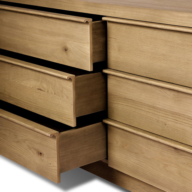 ARAMIS 6 - Drawer Dresser, Sandy Oak Resawn