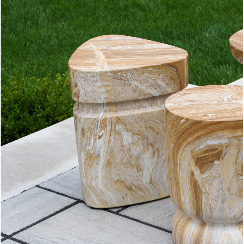 Table d'appoint Zofia, Grès