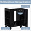 Meuble-lavabo 24 po avec finition peinte en noir, lavabo en céramique, armoire à fermeture douce et compartiments de rangement multifonctionnels, cadre en bois massif de 24 po, porte, lavabo lisse sous le comptoir