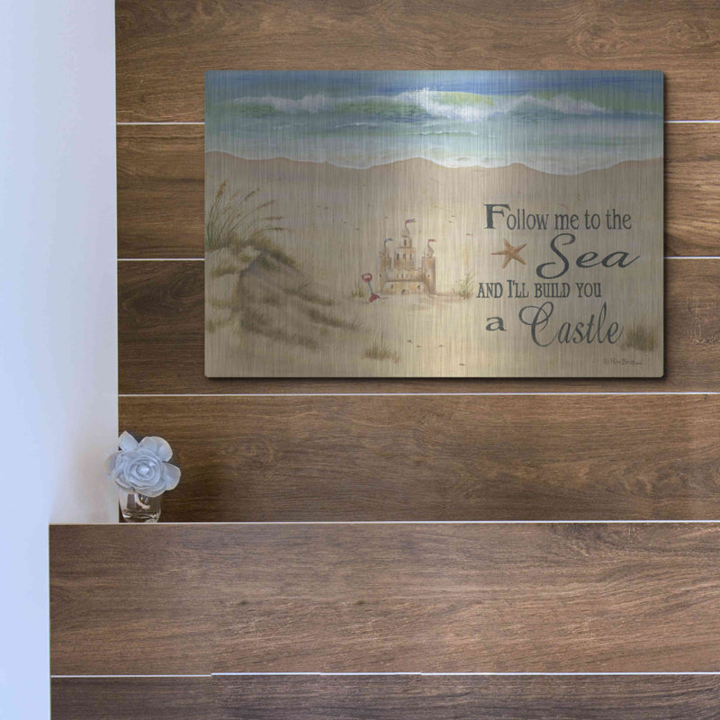 «Sandcastle» par Pam Britton, H 12 po x l 16 po