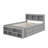 Full Bed With Bookcase Headboard, Drawers And Bed End Storage Case-104370996