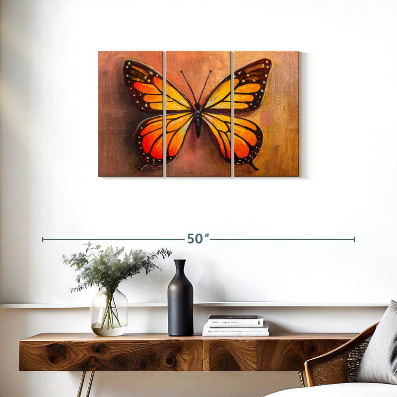 Brampt Simple Butterfly, 20" H x 33" W