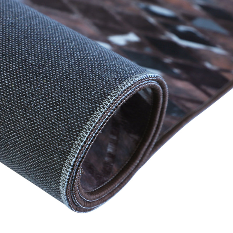 Supernova Eruption Brown Area Rug, Rectangle 6' x 9'