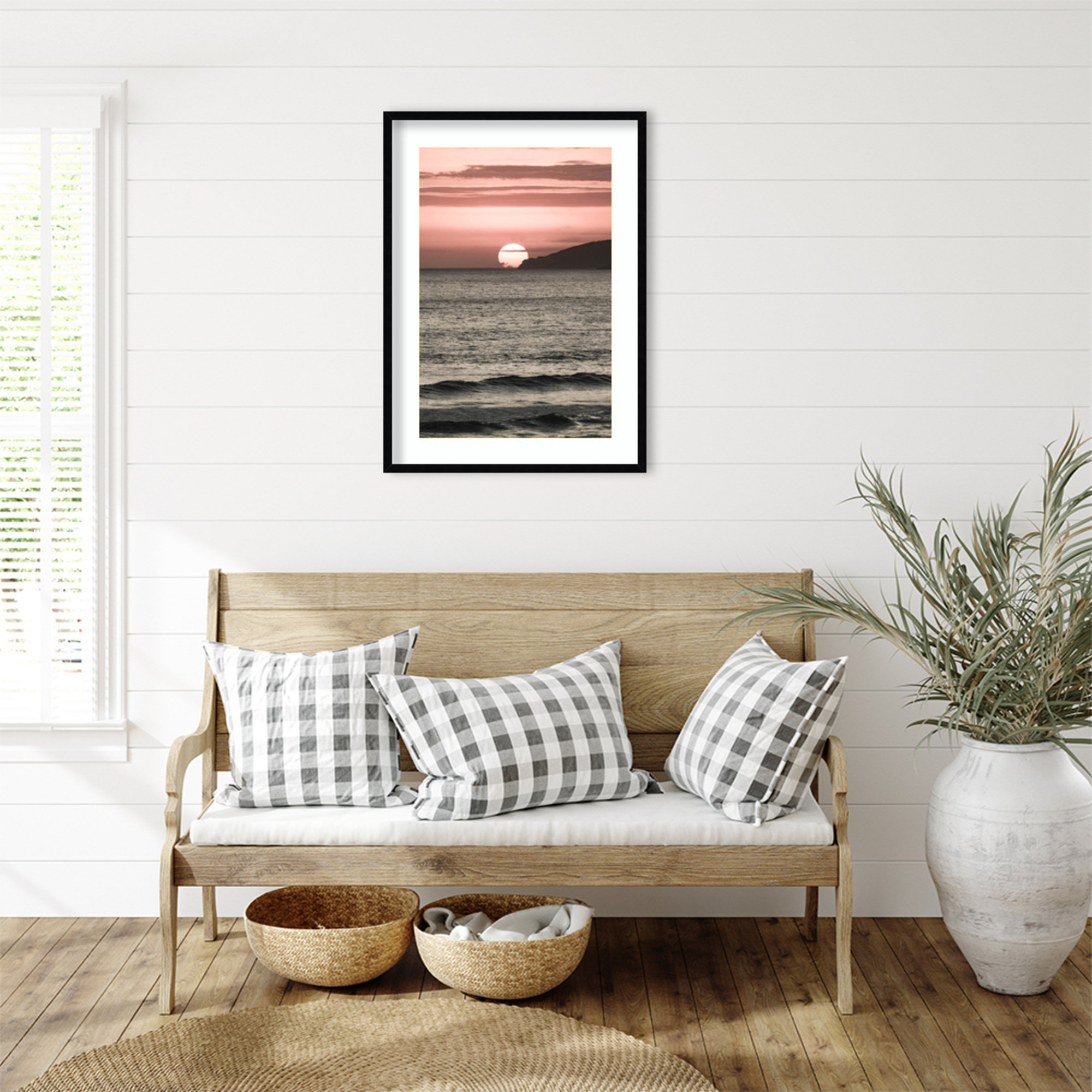 Melting Skies by Shot by Clint Wood Framed Wall Art Print, Black , 33" H x 24" W