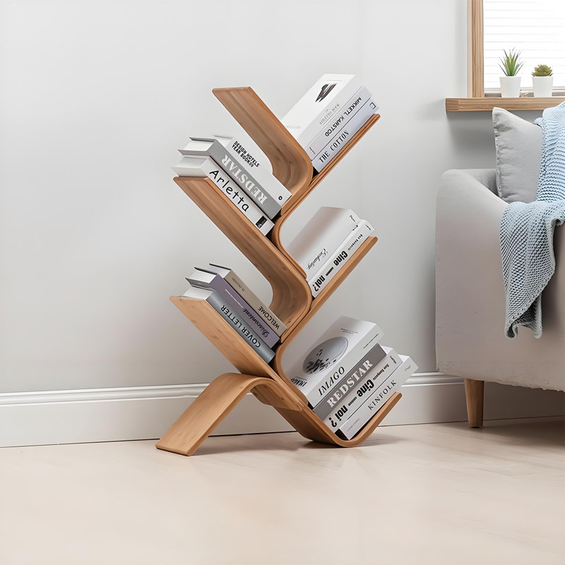 Tablette de rangement en forme d'arbre, organisateur autoportant à plusieurs niveaux, support de présentation de salon