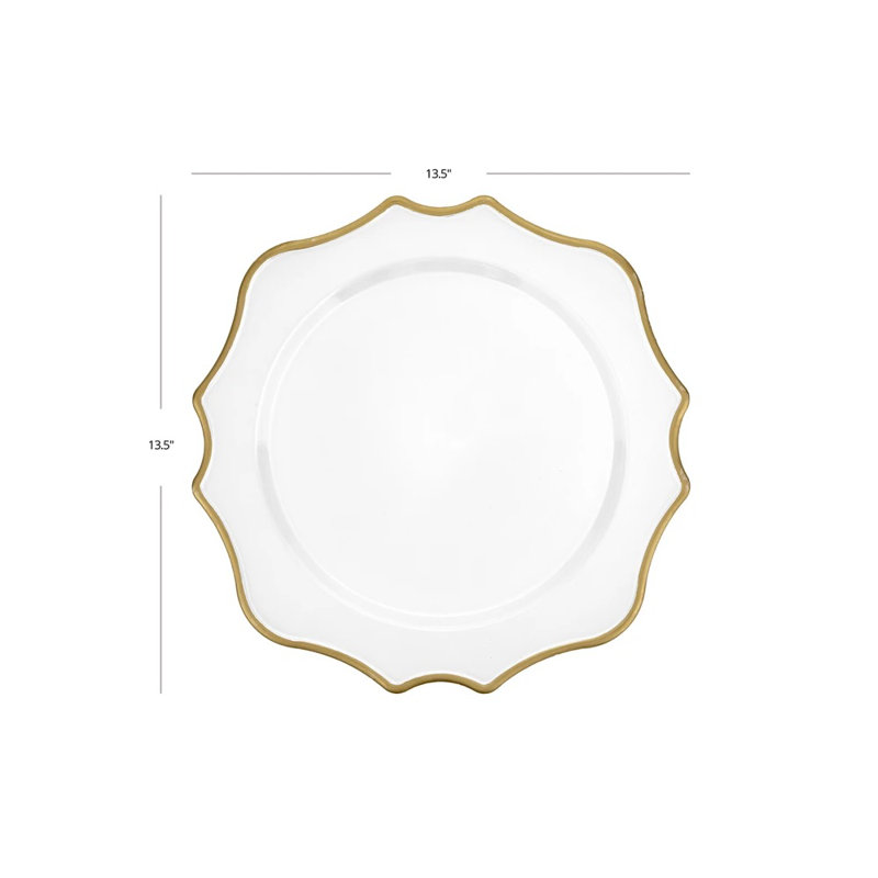Yasmin French Scroll Charger