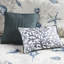 Édredon bleu - imprimé décoratif très grand 100% coton