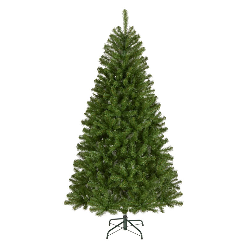 North Valley 60" Green Spruce Artificial Christmas Tree with Stand, 6 FT